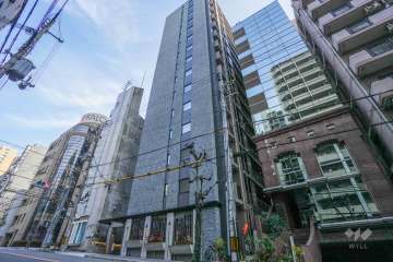 シエリア大手前の外観（北西側から）