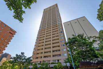 タワーザ上町台の外観（北東側から）