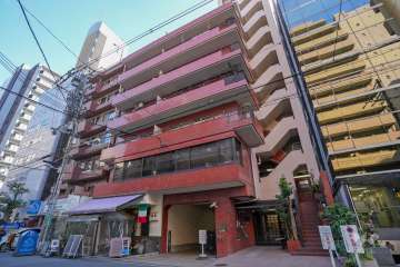 トーカンマンション長堀橋の外観（北西側から）