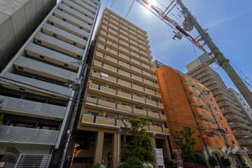 ニューライフ御堂筋本町の外観（北西側から）