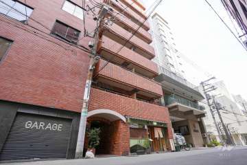 ニューライフ大手前の外観（南西側から）