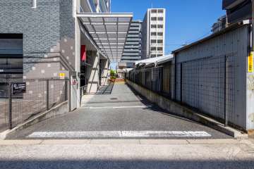 駐車場の出入口