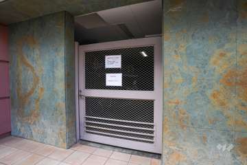 駐輪場の出入り口