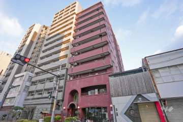 ライオンズマンション上町の外観（南西側から）