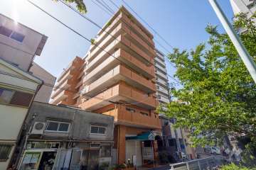 ライオンズマンション上本町第5の外観（南東側から）