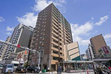 リーデンススクエア松屋町の外観（南西側から）