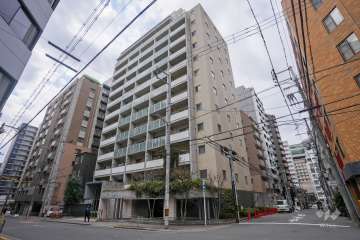 リビオライズID大手前西の外観（北東側から）