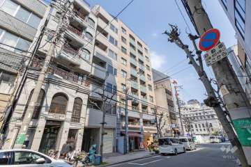 ルアンジュ淀屋橋の外観（南西側から）