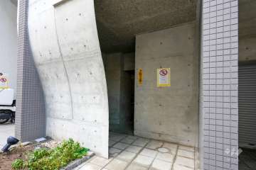 駐輪場の出入り口