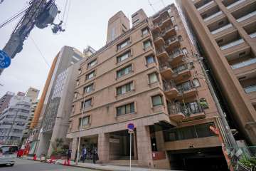 ロイヤルコーポ大手門の外観（北西側から）