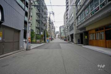 敷地南側の前面道路　