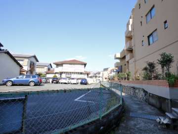 敷地西側の通路