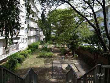 敷地南側の公園