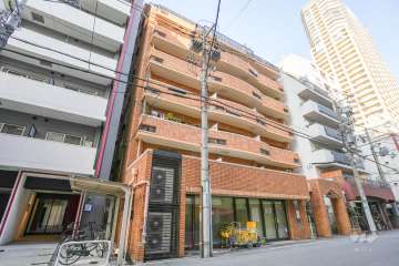 藤和シティコープ大手前3の外観（南西側から）.