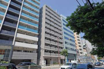 エスリード梅田西の外観（南東側から）