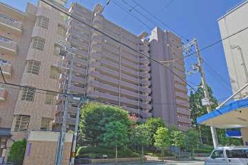 コスモ福島鷺洲パークビューの外観（北東側から）