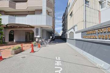 駐車場の出入り口　