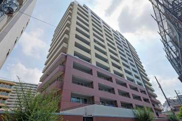 パークホームズ福島エルグレースの外観（北西側から）