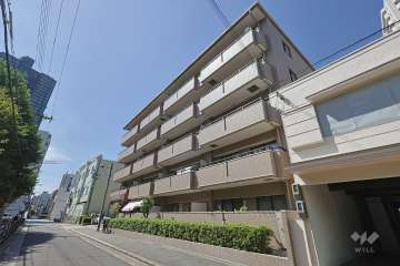 リーガル福島の外観（北東側から）