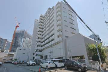 藤和堂島ハイタウンの外観（北西側から）