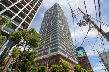 ヴィークタワーOSAKAの外観（南西側から）