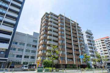 ヴィルヌーブ松ケ枝町の外観（南東側から）