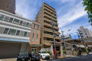 エステムコート梅田北の外観（南西側から）