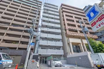 エスリード梅田新道第2の外観（南西側から）