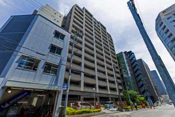 グランコート東天満の外観（北西側から）