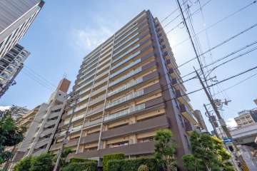 クレヴィア扇町公園の外観（北東側から）