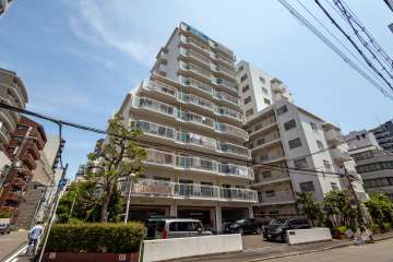 コープ野村天満橋の外観（北西側から）