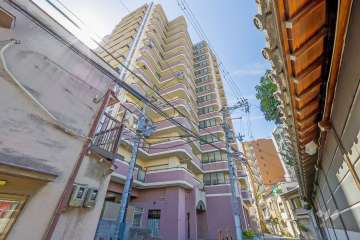 コスモグランシティ梅田東の外観（北西側から）