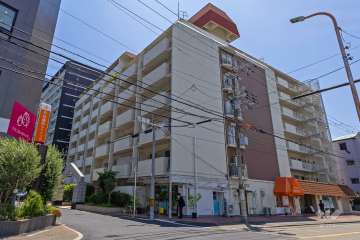 サンハイム中津の外観（北東側から）