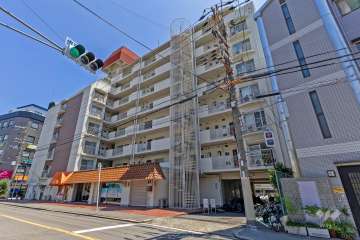 サンハイム中津の外観（北西側から）