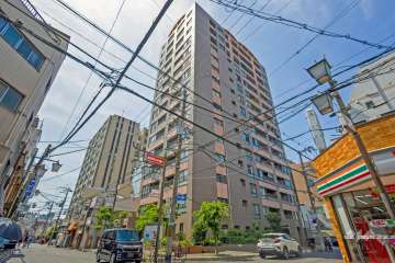 パラツィーナセシリア天満の外観（南東側から）