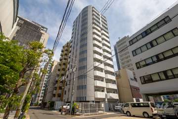 プレサンスNEO中之島公園の外観（南西側から）