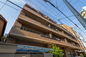 ベルク天神橋の外観（南西側から）