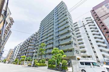 メロディーハイム同心パークウエストの外観（南西側から）