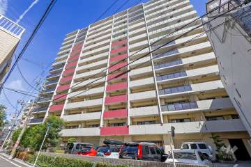 リビオレゾン梅田カサーレの外観（南東側から）