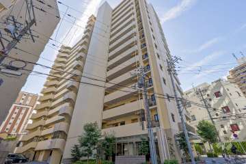 リビオレゾン梅田カサーレの外観（北西側から）