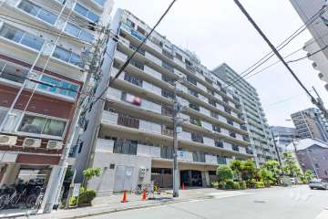 ルネ天満の外観（北西側から）