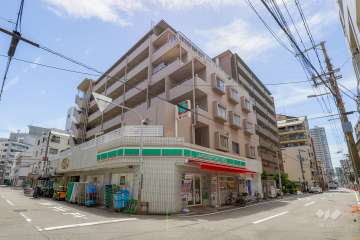 天六ビューハイツの外観（北西側から）　