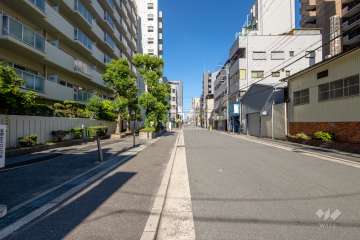 敷地南側の前面道路