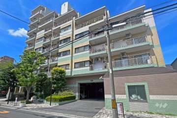 オーベル川口の外観（南東側から）