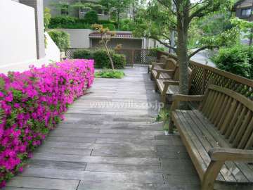 集会所前にあるスペース