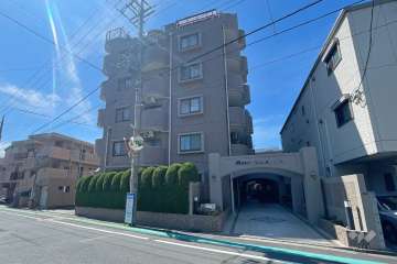 モリス川口の外観（北西側から）