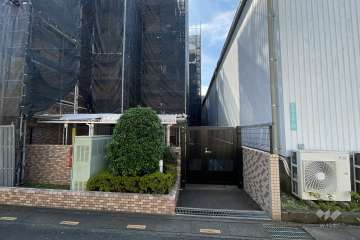 駐輪場の出入り口