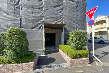 駐輪場の出入り口　