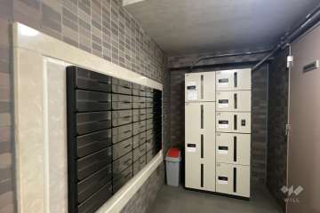 共用ポストと宅配ボックス