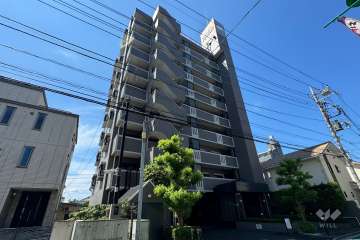 リュエル川口の外観（北東側から）